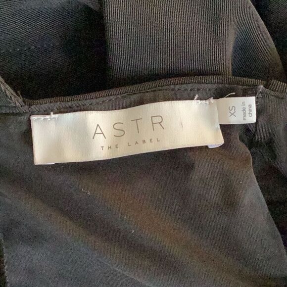 ASTR The Label Margaux Black Choker Mini Dress Women’s XS Bodycon - Picture 9 of 9